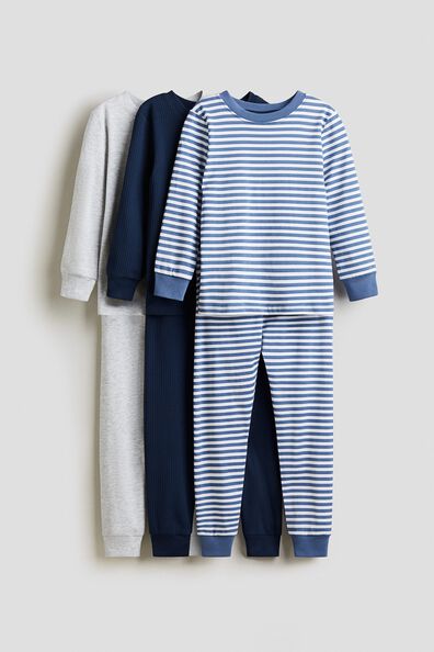 3-pack cotton pyjamas