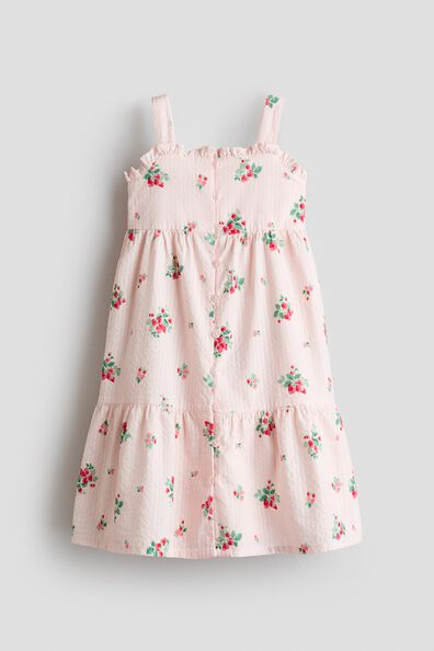 Tiered cotton dress