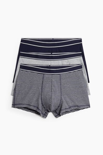 3-pack cotton short trunks
