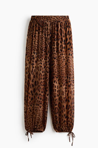 Mesh balloon trousers