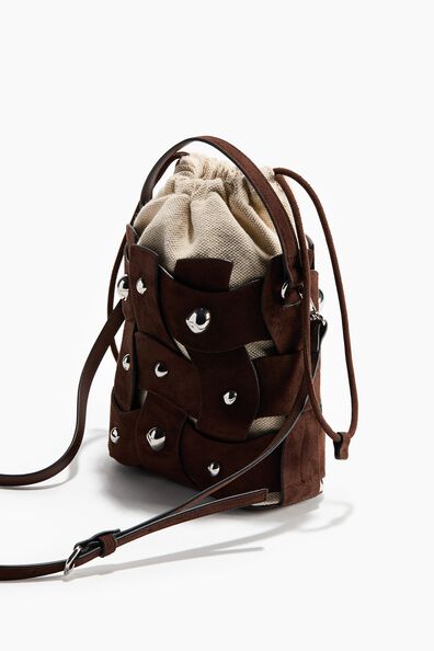 Crossbody bucket bag