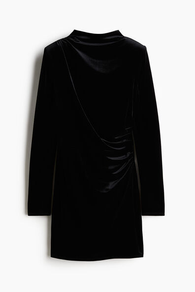 Shoulder-pad mini dress