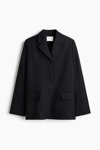 Wool-blend blazer