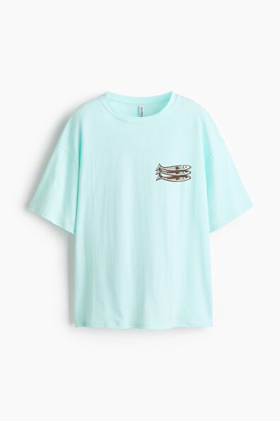 Oversized printed T-shirt