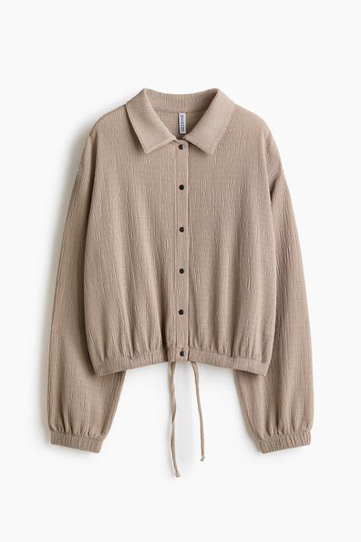 Textured jersey jacket