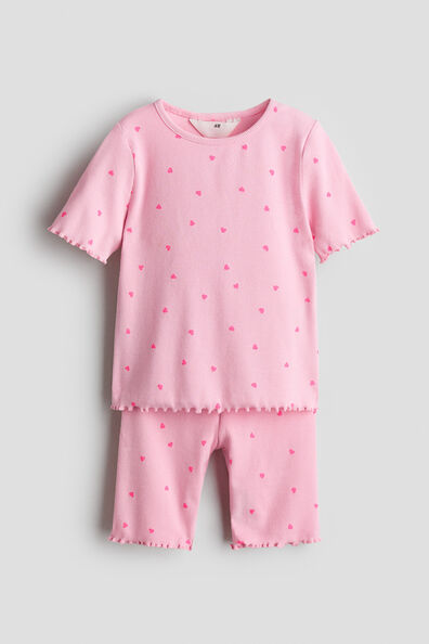 2-piece ribbed cotton set