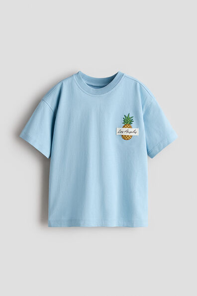Printed cotton T-shirt