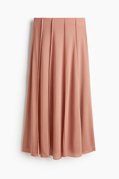 Pintucked skirt