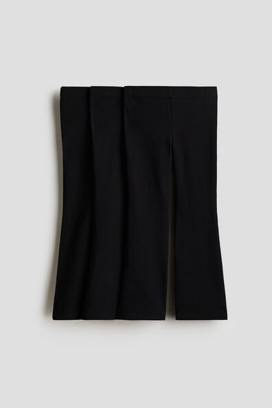 3-pack flared leggings