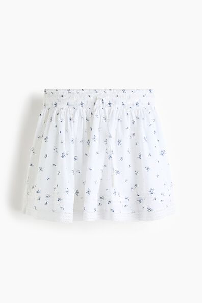 Cotton plumeti skirt