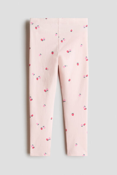 Printed jersey leggings