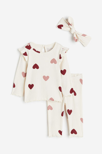 Two piece ribbed set