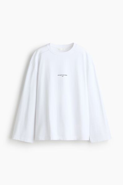 Oversized jersey top