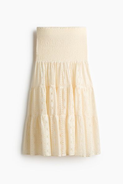 Tiered lace skirt
