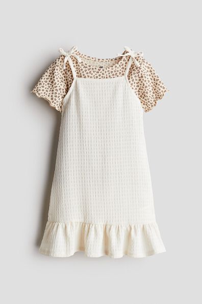 2-piece top and dress set