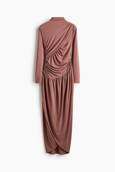 Draped jersey dress