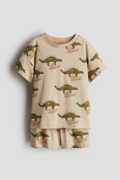 Printed jersey pyjamas