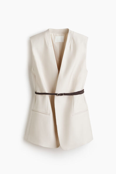 Belted waistcoat