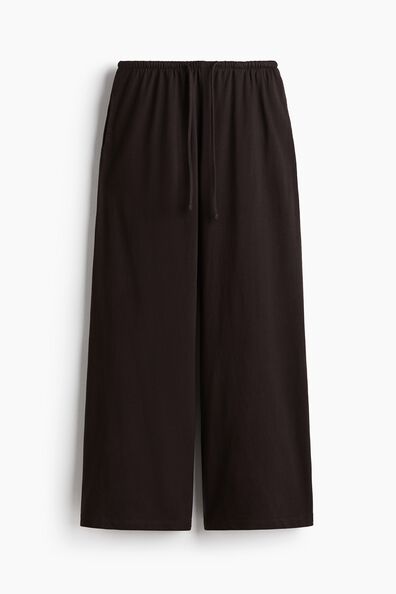 Cotton drawstring trousers