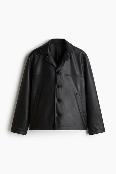 Regular Fit Coated shacket
