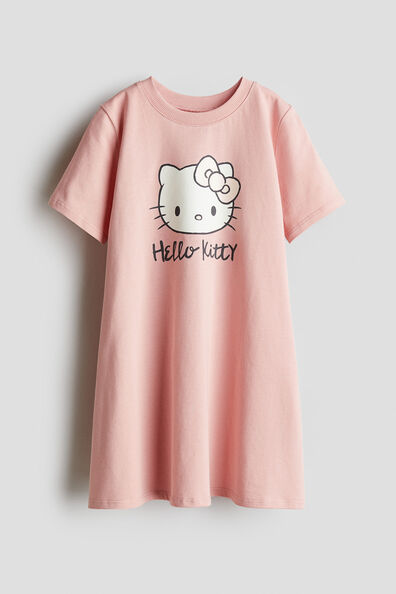 Printed cotton dress