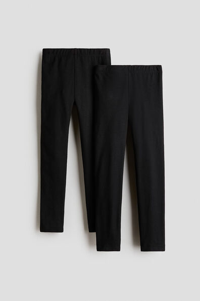 2-pack cotton leggings