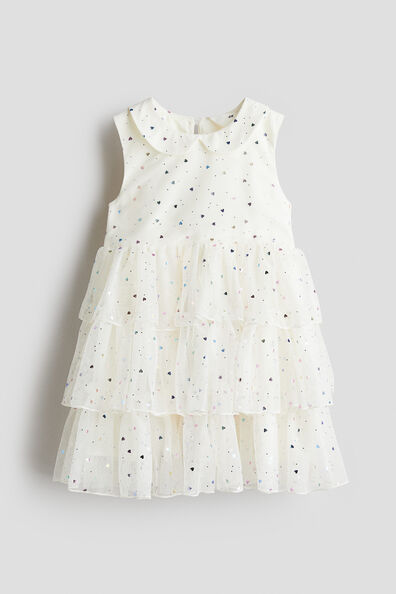 Tiered tulle dress