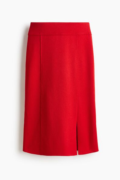 Fine-knit skirt