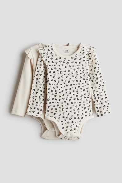2-pack long-sleeved bodysuits