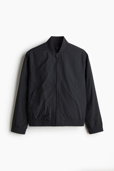 Regular Fit Nylon bomber jacket
