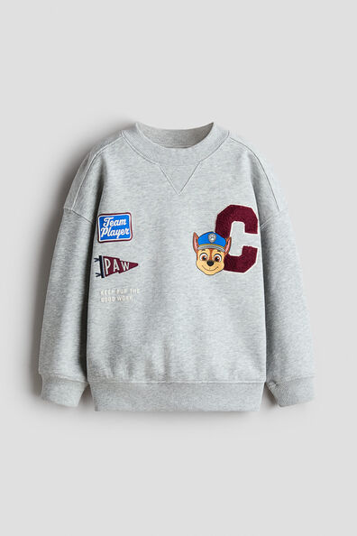 Appliquéd sweatshirt