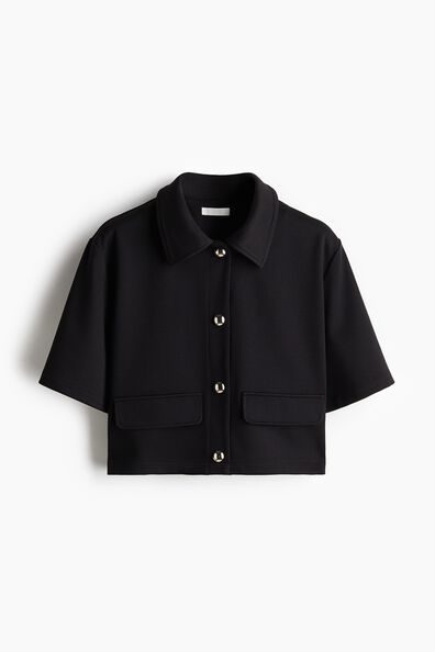 Jersey cardigan