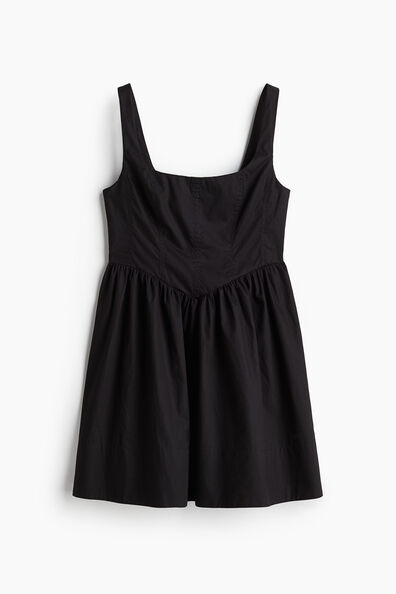 Flared-skirt dress