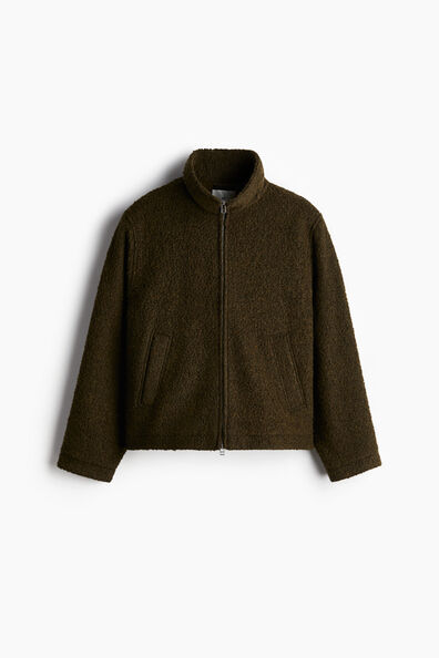 Regular Fit Wool-blend bouclé jacket