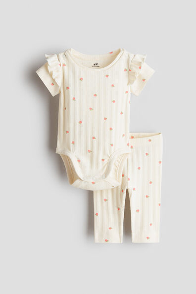 2-piece printed cotton set