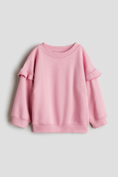 Frilled sweatshirt