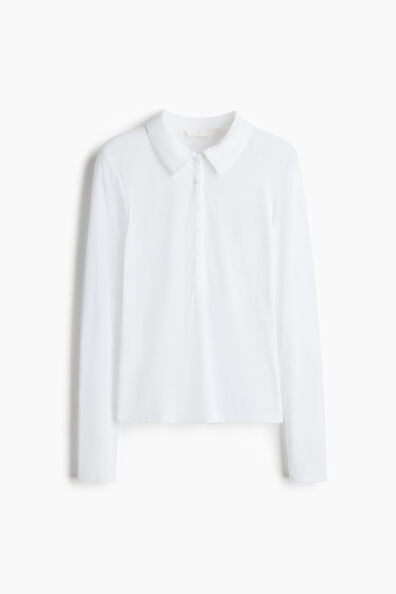 Jersey polo shirt