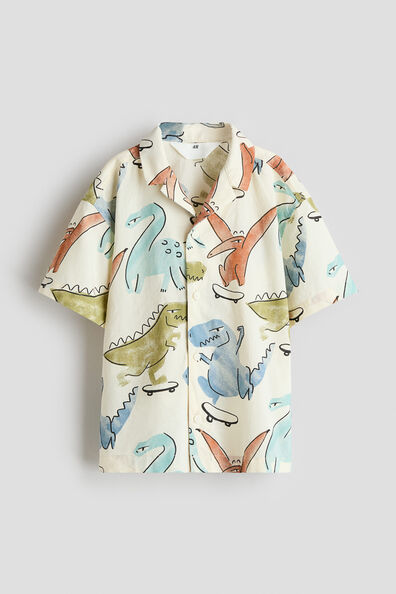 Printed resort shirt