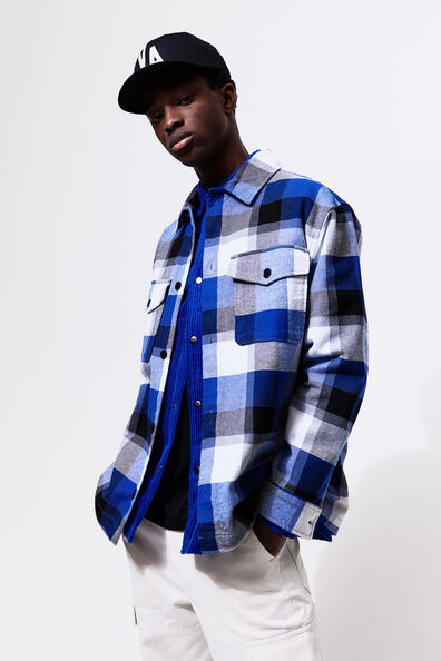 Loose Fit Twill overshirt
