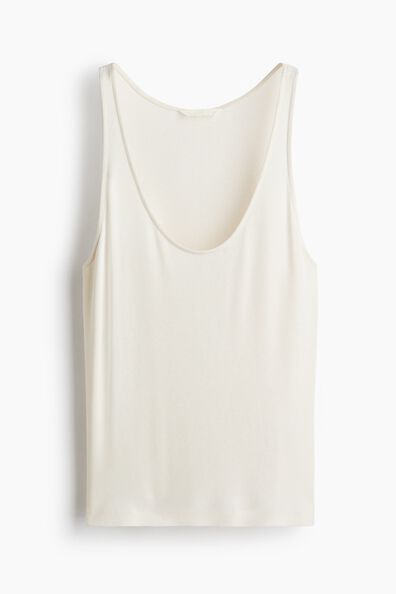 Scoop-neck vest top