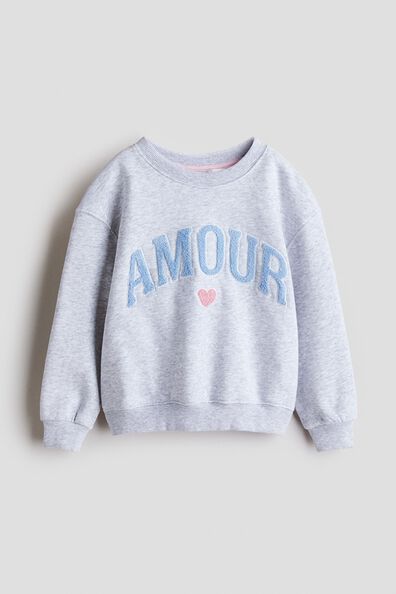 Motif-detail sweatshirt