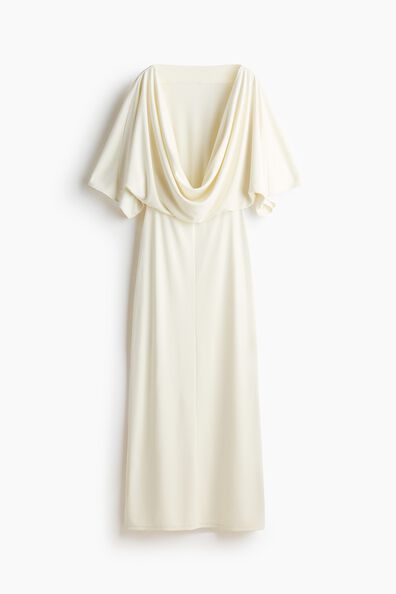 Draped maxi dress