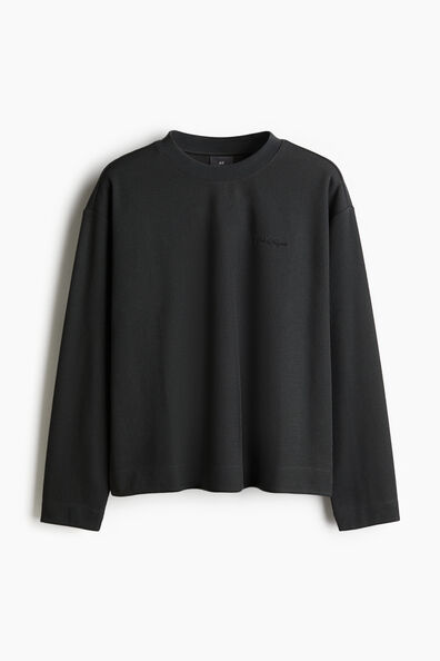Loose Fit Long-sleeved jersey top