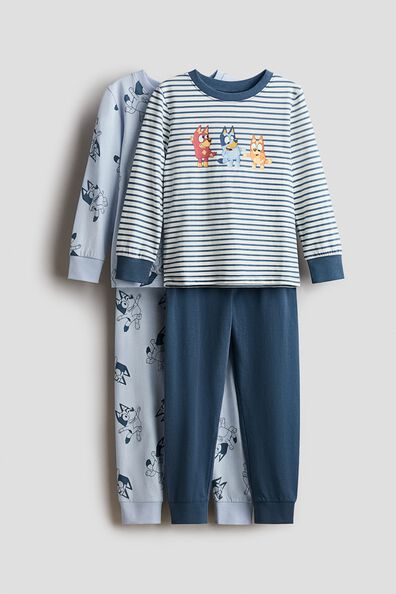 2-pack printed cotton pyjamas