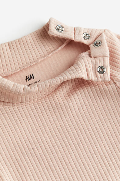 2-pack ribbed polo-neck bodysuits