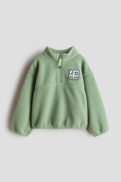 Zip-top teddy sweatshirt