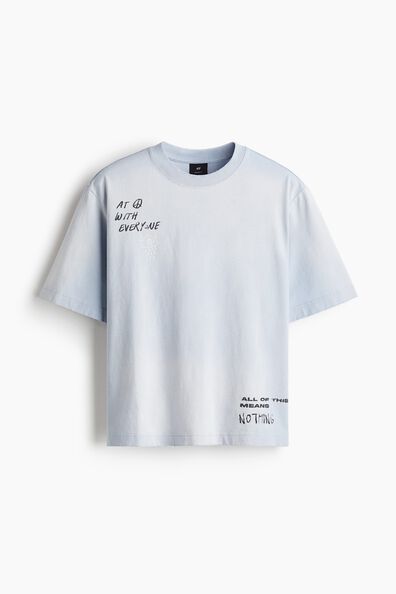 Oversized Fit Printed T-shirt