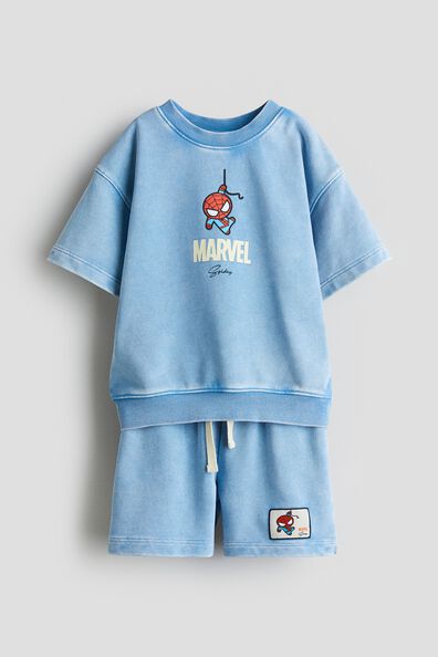 2-piece printed sweatshirt set