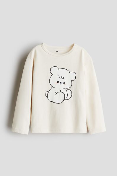 Printed cotton top