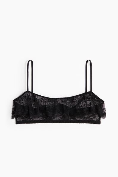 Soft lace bra